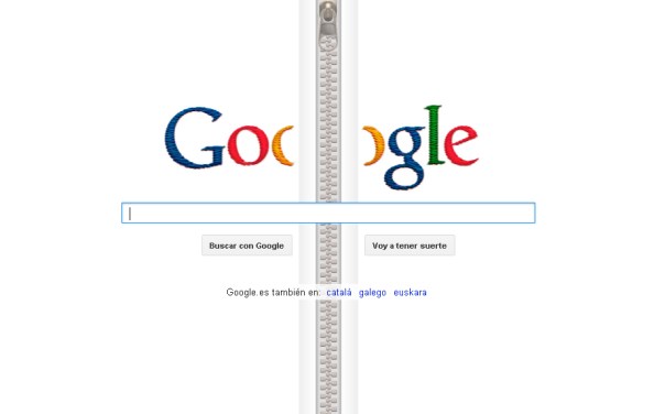 Pagina de inicio de Google