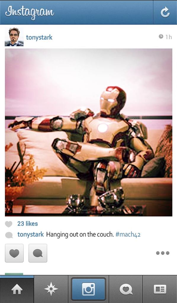 Ironman en instagram