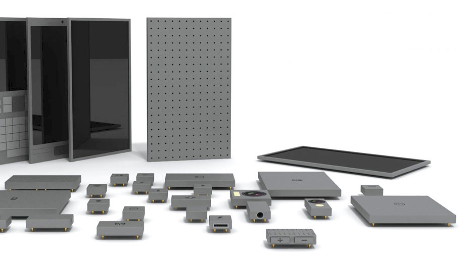Visión completa del móvil phonebloks