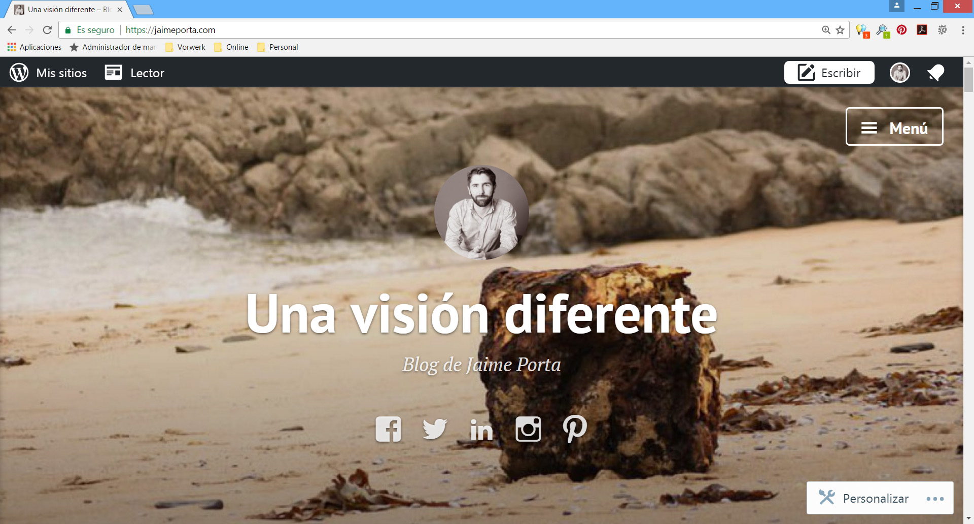 Nuevo dominio para mi blog: jaimeporta.com